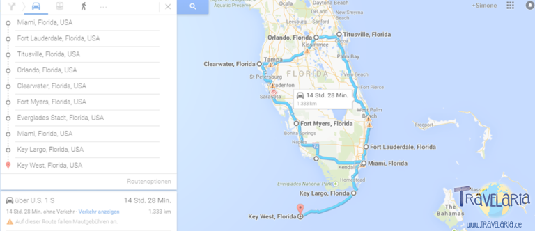 FLORIDA RUNDREISE: Best of USA. - TRAVELARIA Reiseblog