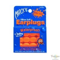 Macks Earplugs 6x2 Paar in orange.