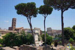 Forum Romanum: Blick vom Palatino.