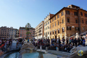 Piazza di Spagna.